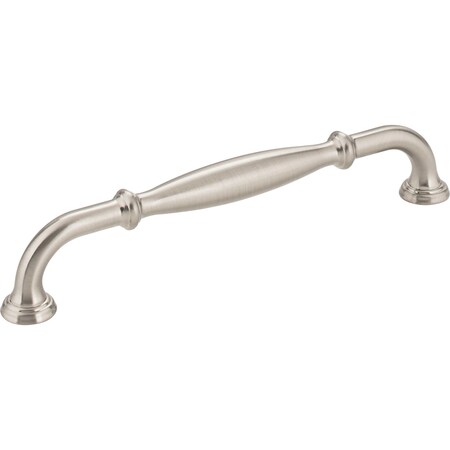 Jeffrey Alexander 160 mm Center-to-Center Satin Nickel Tiffany Cabinet Pull 658-160SN